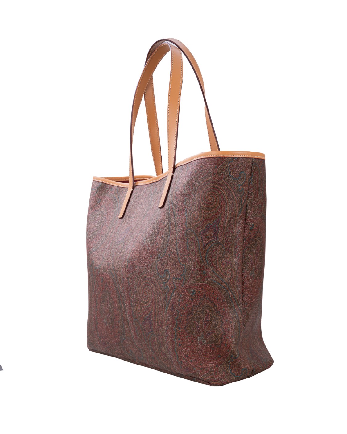 shop ETRO  Shopping: Etro shopper con stampa paisley.
Apertura superiore.
Forma rettangolare. Stampa Paisley. Bordi in pelle. 
Fodera integrale e tasca interna con chiusura a zip.
Dimensioni: 39,5 x 29 x 15 cm.
Composizione: 100% pelle di vitello.
Made in Italy.. 0D640 8007-0600 number 881240